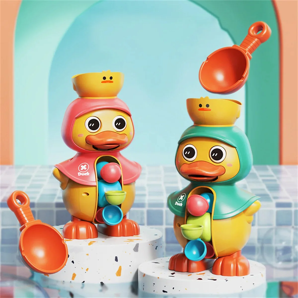Water Wheel Bath Duck Toy - Image 4